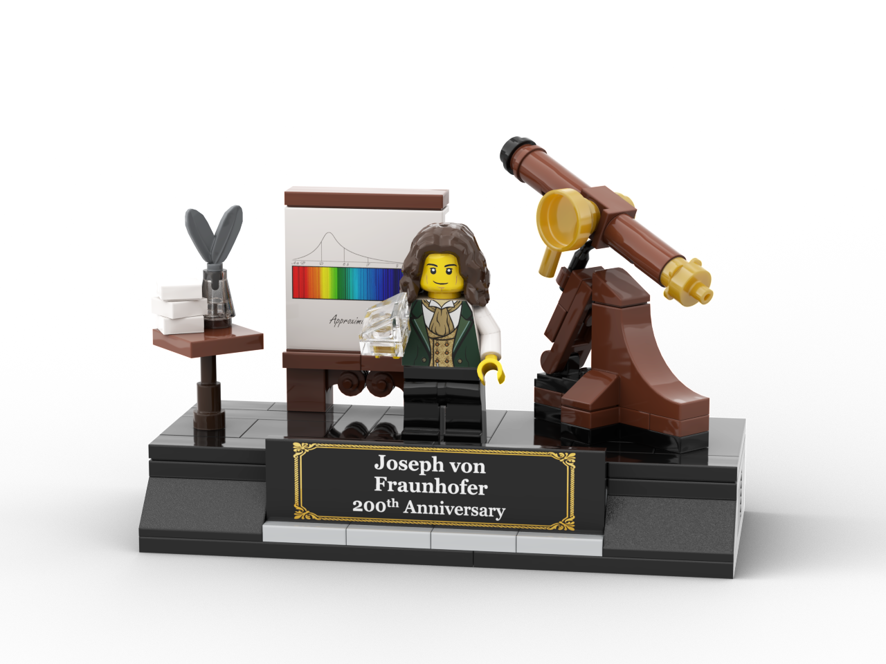 VORBESTELLUNG - LEGO-Fan-Set: 200ter Todestag Joseph von Fraunhofer