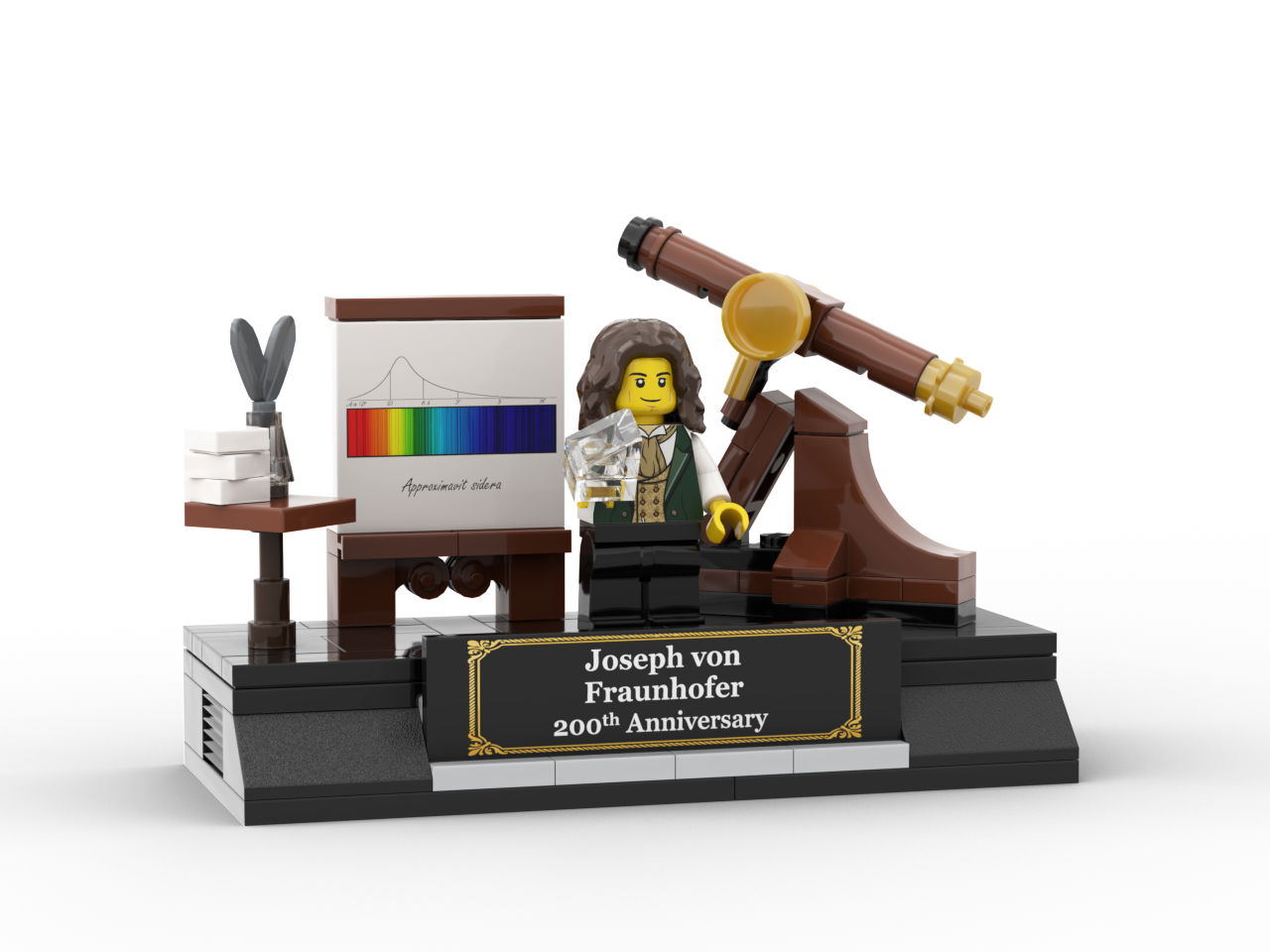 VORBESTELLUNG - LEGO-Fan-Set: 200ter Todestag Joseph von Fraunhofer